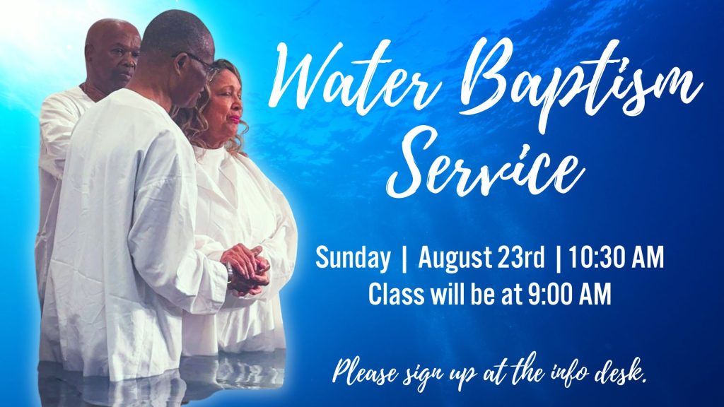 Water Baptism Service